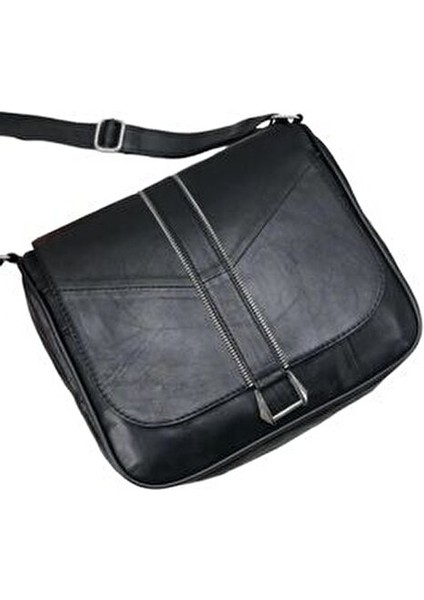 Hakiki Deri Büyük Boy Çapraz ve Omuz Çantası