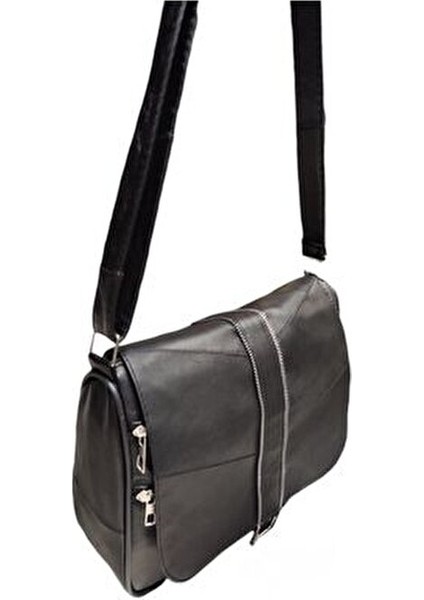 Hakiki Deri Büyük Boy Çapraz ve Omuz Çantası