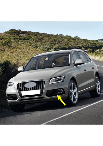 Audi Q5 2013-2017 Ön Sol Sis Farı Kapağı Parlak Kromaj 8R0807681M