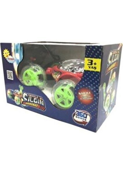 Dasher Büyük Boy Şarjlı Uzaktan Kumandalı Araba - Uzaktan Kumandalı Işıklı Çılgın Akrobat Araba fiyatları