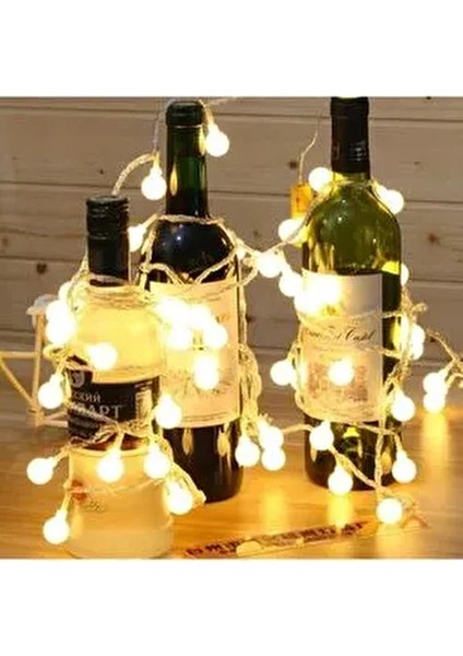 Çocuk Odası Mini Top Led, 3,5 Metre 20 LED Pilli Gün Işığı Dekor Lambası Bebek Odası fırsatları