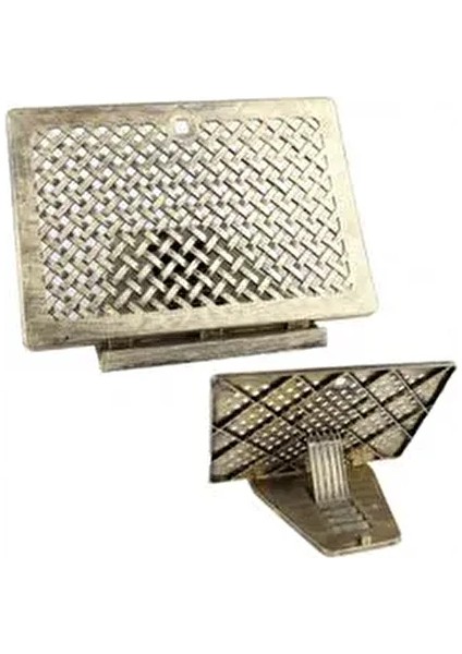 Masaüstü Altın Rengi Plastik Rahle - Ayarlanabilir Masa Üstü Kitap Okuma Aparatı