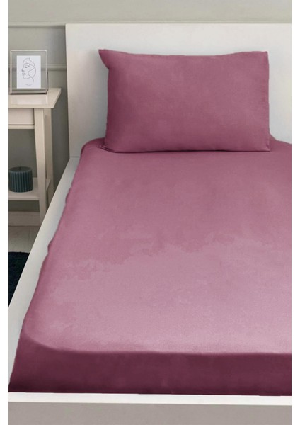 Lastiksiz Dokuma Düz Renk 160X240 Çarşaf ve Yastık Kılıfı
