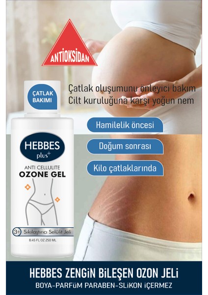 Yosun Yağlı Selülit Çatlak Çilek Bacak Batık ve Ayak Bakımı Ozon Jeli 250 ml