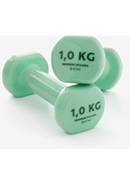 - Dambıl 2 x 1 kg Fitness Hafif Antrenman Kas Vücut Geliştirme Ağırlık Agırlık 2 Adet 1 kg