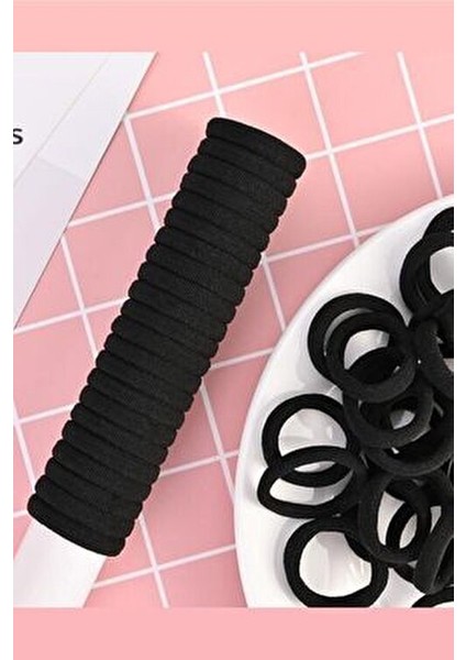 Kadın 50'li Siyah Lastik Toka Seti fiyatları