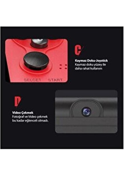 Retro X-1 3000 Oyunlu Retro Atari Oyun Konsolu fırsatları