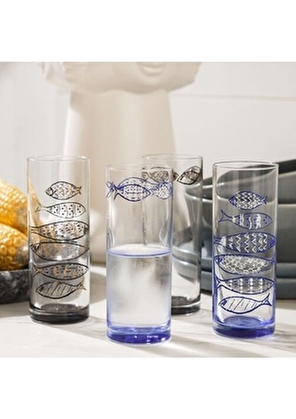 Gold Fısh Rakı Bardağı Seti 6lı -200ML fiyatları