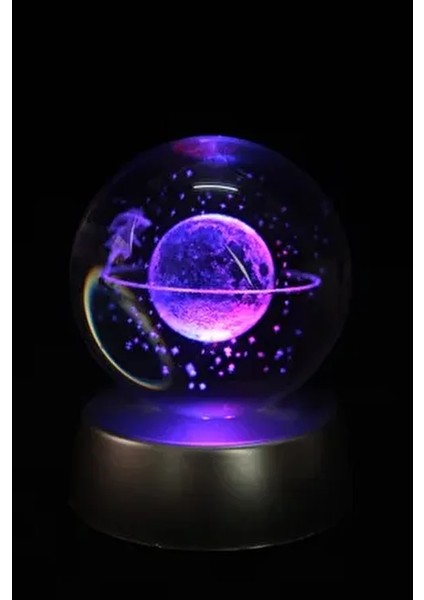 Cam Küre LED Işıklı Sevgiliye Hediye