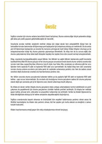 More Than Reading 2 - YDS YÖKDİL YDT IELTS İçin İngilizce Okuma Kitabı fırsatları