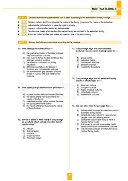 More Than Reading 2 - YDS YÖKDİL YDT IELTS İçin İngilizce Okuma Kitabı