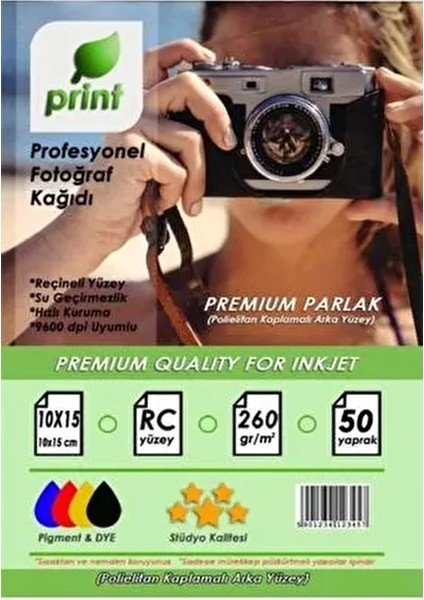 Epson L3251 Fotoğraf Kağıdı Premium Parlak 260 gr 10X15 50 Yaprak fiyatları