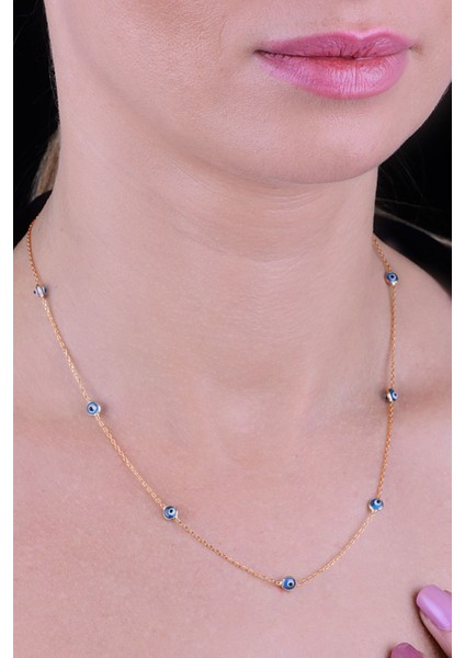 925 Ayar Gümüş Nazar Boncuğu Kolye – Cam Taşlı, Şık ve Zarif Tasarım, Günlük ve Özel Kullanıma Uygun fiyatları