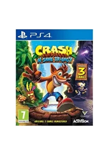 Crash Bandicoot N. Sane Trilogy Ps4 Oyun