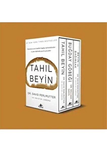 Tahıl Beyin + Buğday Göbeği + Beyin ve Bağırsak (3 Kitap Set)