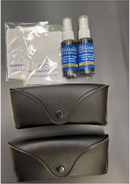 2li Gözlük Kılıfı, Silme Bezi Ve Temizleme Seti indirimleri