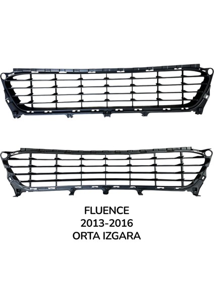 Fluence Ön Tampon Izgarası (2013-2016) 622541859R