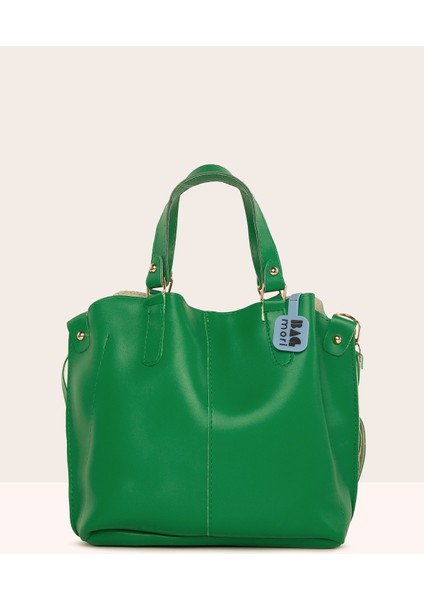 Siyah Kadın Üç Bölmeli Çıtçıt Detaylı Çanta M000002918 fırsatları