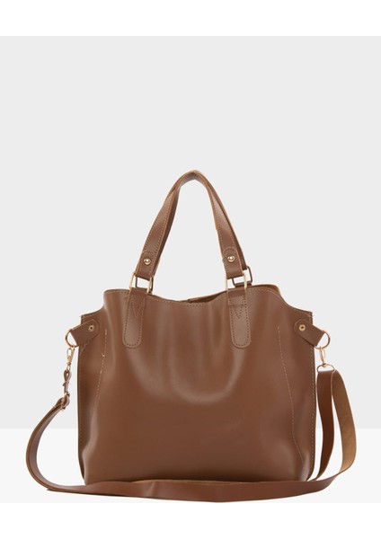 Siyah Kadın Üç Bölmeli Çıtçıt Detaylı Çanta M000002918 indirimleri