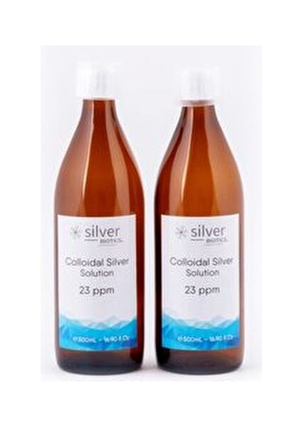 Gümüş Suyu 23 Ppm 1000ML Cam Şişe- Cam Nazal Sprey Hediyeli Hydrasense Kolloidal modelleri