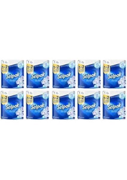 3 Katlı Dev Rulo Havlu 10 Adet