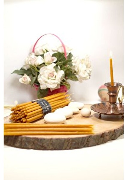 Dilek Tören Ritüel Balmumu Mum 10 Adet 20 cm Çap 4-6 mm Beewax indirimleri