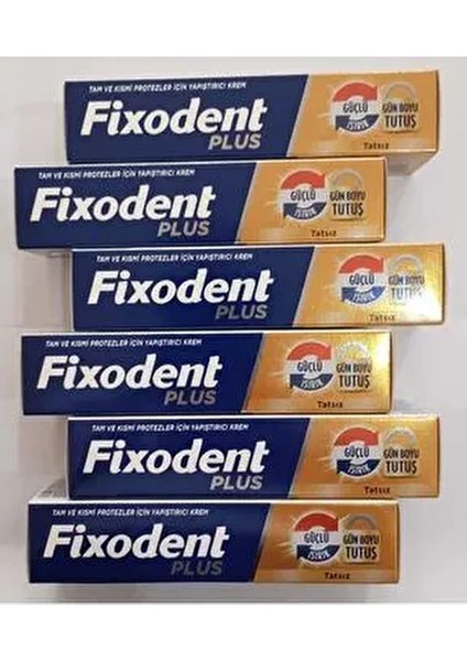 Diş Protez Yapıştırıcı Krem Güçlü Tutuş 40 gr X6 Adet fiyatları