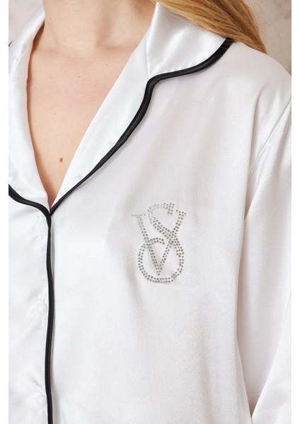 Vip Secret Kadın Ipeksi Saten Pijama Takımı fiyatları