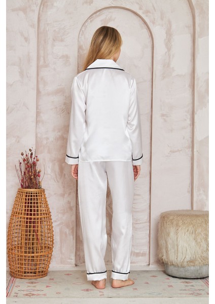 Vip Secret Kadın Ipeksi Saten Pijama Takımı modelleri