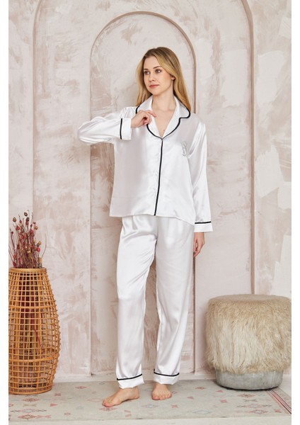 Vip Secret Kadın Ipeksi Saten Pijama Takımı fırsatları