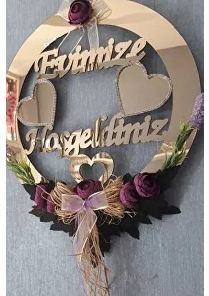 Isimli Pleksi Kapı Süsü