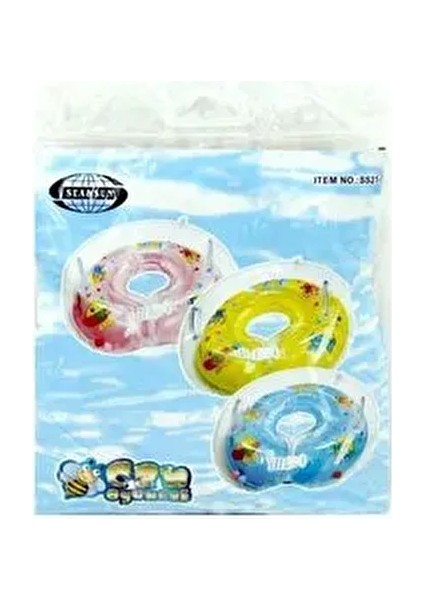 3 Renkli Bebek Boyun Simidi 40 Cm Sarı Renkli 1+ Yaş İçin Eğlenceli Havuz Aksesuarı fiyatları