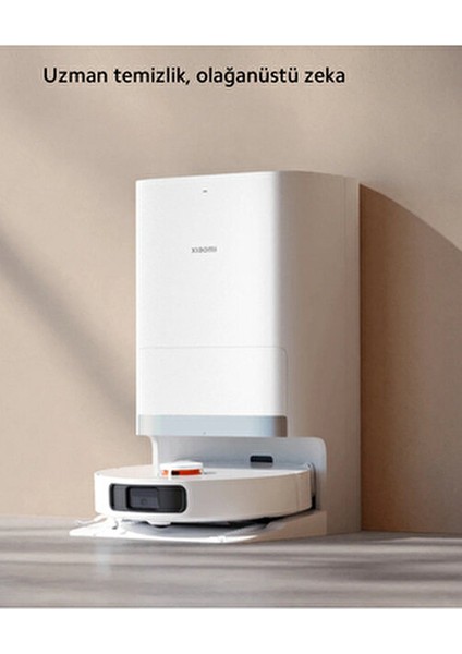 Premium Akıllı Robot Süpürge - Üstün Çekim Gücü Performansı - Halı Tanıma & Kendini Temizleme