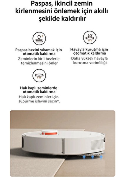 Premium Akıllı Robot Süpürge - Üstün Çekim Gücü Performansı - Halı Tanıma & Kendini Temizleme modelleri