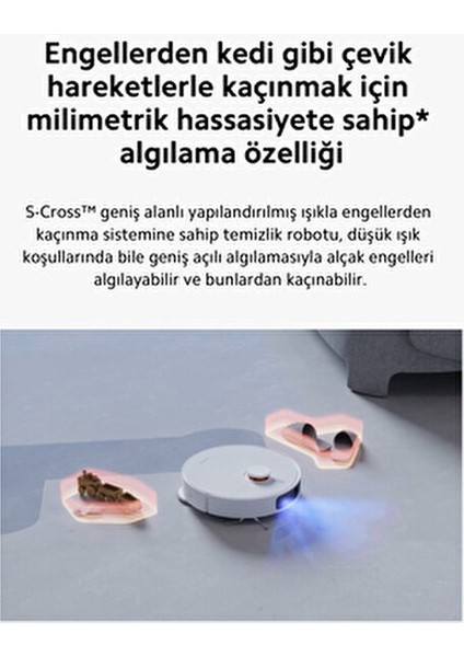 Premium Akıllı Robot Süpürge - Üstün Çekim Gücü Performansı - Halı Tanıma & Kendini Temizleme fırsatları