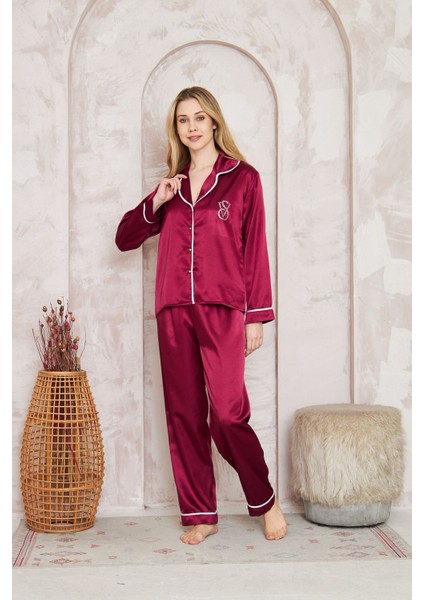 Vip Secret Kadın Ipeksi Saten Pijama Takımı fiyatları