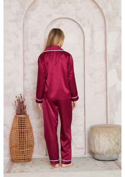 Vip Secret Kadın Ipeksi Saten Pijama Takımı fırsatları