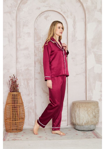 Vip Secret Kadın Ipeksi Saten Pijama Takımı indirimleri