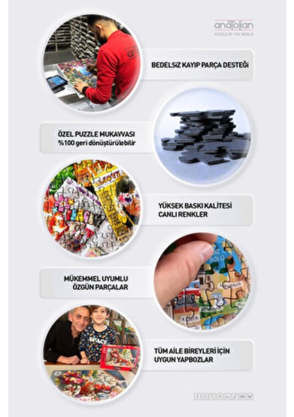 260 Parça XL Puzzle Söğütlü Konak Zihinsel Gelişim İçin Eğlenceli Aktivite indirimleri