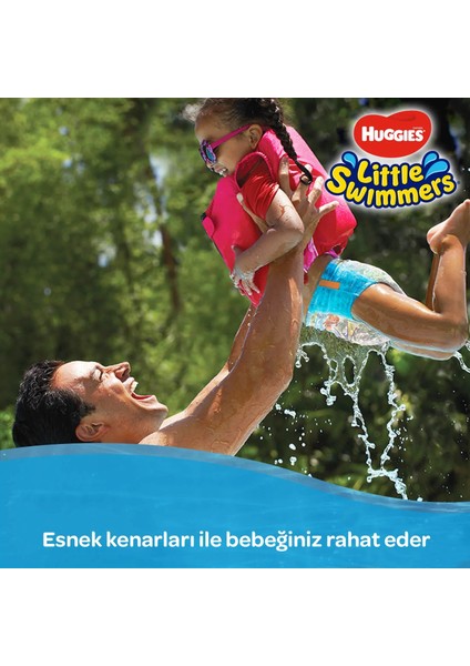 Huggıes Little Swımmers Mayo Bebek Bezi Beden:3-4 (7-15KG) 108 Adet (9pk*12) fırsatları