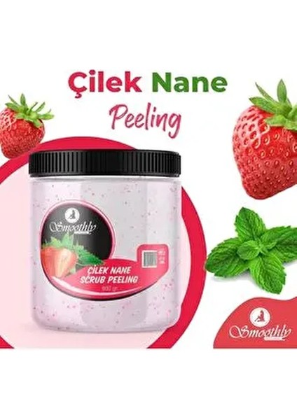 Epilasyon Ağda Sonrası Batık Peeling Çilek Nane Peeling 800ML + Bisküvi Peeling + Tüy Geciktirici modelleri