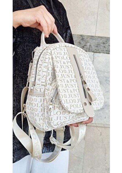 Kadın Monogram Baskılı Sırt ve Omuz Çantası Günlük Kullanım Için modelleri