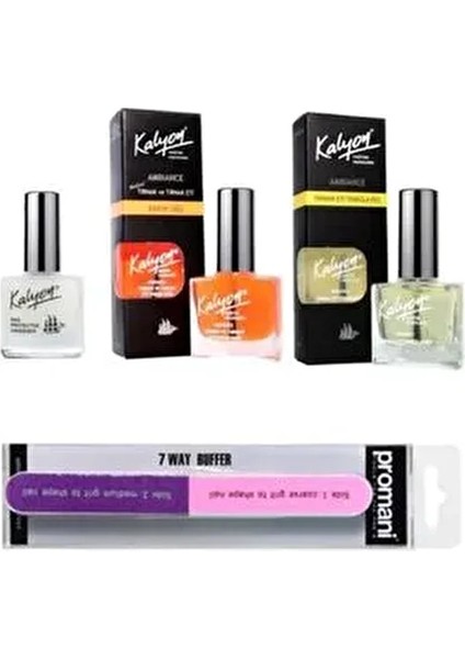 Tırnak Bakım Yağı ve 7 Yönlü Törpü Tırnak Eti Temizleyici 15 ml Profesyonel Kalite