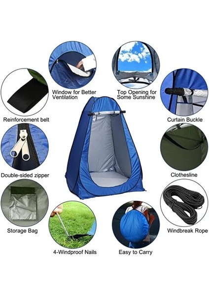 Giyinme Çadırı Duş Wc Çadırı Fotoğrafcı Prova Kabini Çantalı fırsatları