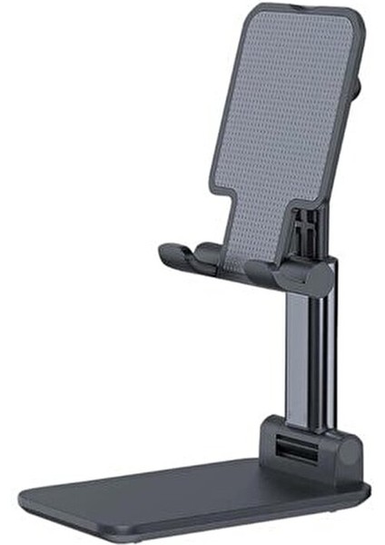 Profesyonel Tablet ve Telefon Tutucu Stand 2 Kademeli Uzunluk Ayarlı Siyah indirimleri