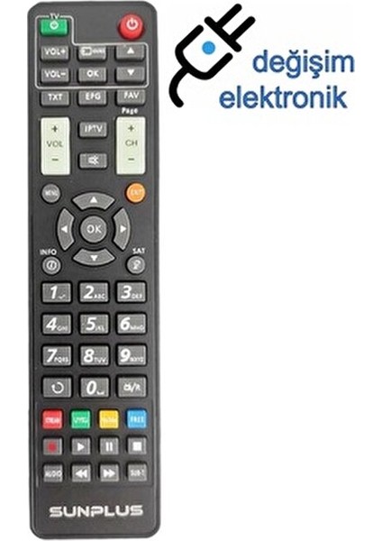 Sunplus Falcon Hd Uydu Orjinal Kumandası