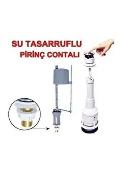 Klozet Sifon Basmalı Rezervuar Iç Takım Su Tasarruflu Klozet Iç Takımı Aek fiyatları