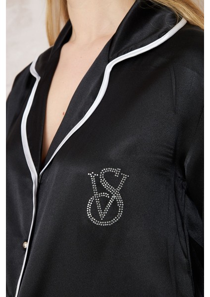 Vip Secret Kadın Ipeksi Saten Pijama Takımı fiyatları