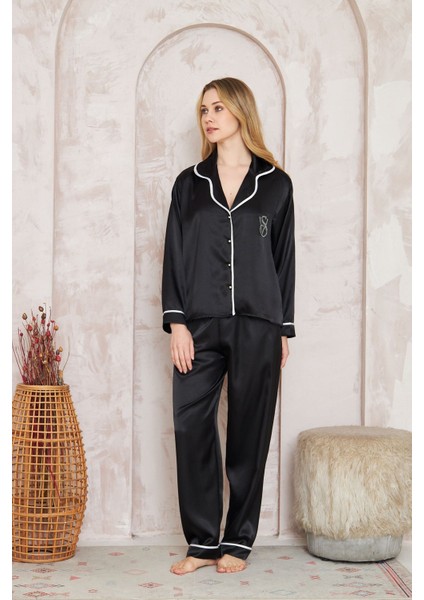 Vip Secret Kadın Ipeksi Saten Pijama Takımı fırsatları