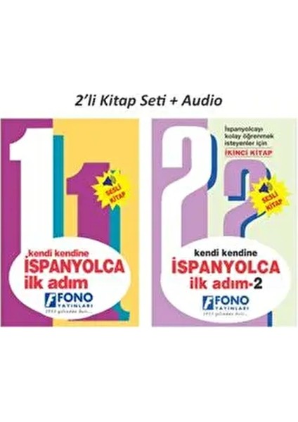 Kendi Kendine İspanyolca İlk Adım 1 - 2 Seslendirmeli Eğitim Seti